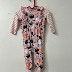 Pink Halloween Kids One Piece